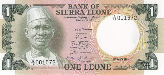 Sierra Leone p5c 1 Leone